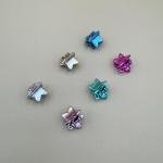 مشابك شعر صغيرة بشكل نجمة معدنية أنيقة، لامعة، وتثبت الشعر بثبات