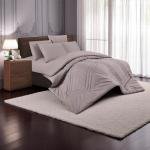 Mora Spain Urban Slate 6-Piece Bedding Set – Geometric Quilted Design & Modern Minimalist Finish (Star Line)