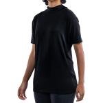 تيشرت مبطن عنق واسع - أكمام قصيرة مريحة