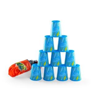 كؤوس التكديس للرمي المتساقط مع حقيبة رمي ناعمة - نمط شبيه باللهب