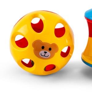 Baby Rattle and Roller Toy Set