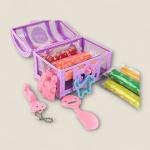 Princess Treasure Chest Play Dough Set – 12 Colorful Clay Packs with Fun Molds