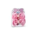 Girl's Elegant Pearl Embellished Bow Hair Clip