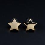 مجموعة قلادة و أقراط نجوم ثلاثية الأبعاد إطلالة أنيقة وجذابة