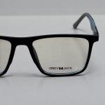 نظارة طبية مستطيلة الشكل باللون الأزرق الداكن مع أذرع منسوجة