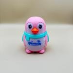 Wind-Up Waddling Penguin Toy with Scarf