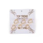 Mini Heart-Shaped Hair Claw Clip Set