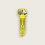 Construction vehicle-themed bubble toy