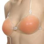 حمالة صدر VIP من السيليكون غير المرئية - تصميم لاصق بدون ظهر وحزام شفاف