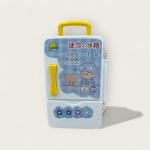 مجموعة عجينة اللعب في صندوق صغير وردي على شكل ثلاجة 18 لونا مع قوالب وأدوات ممتعة