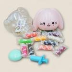 Bunny Dream Play Dough Set – Adorable Rabbit Jar with 12 Vibrant Colors & Creative Molds