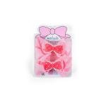 Girl's Charming Grosgrai Bow Hair Clip with Polka-Dot Bow Embellishments