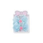 مشبك الشعر المزخرف على شكل فيونكة وزهرة فى المنتصف