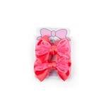 Girl's Delicate Lace-Edged Hair Bow Clip