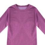 Girls’ Full Sleeve Thermal Pajama Set – Plum Purple Base Layer