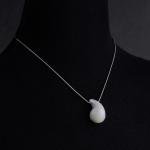 قلادة بندانت لؤلؤ قطرة الندى