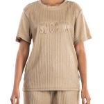 مجموعة ملابس نوم مضلعة قابلة للتمدد وخفيفة الوزن