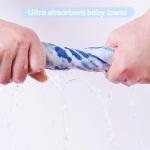 Baby Washcloths – Ultra Soft & Absorbent Reusable Baby Face Towels 24-Pack