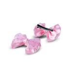 Girl's Delicate Lace-Edged Hair Bow Clip