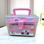 مجسم شاحنة الآيس كريم  مجموعة عجين اللعب 24 لون للاطفال