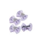 مشبك شعر للبنات على شكل قلب كريستال إكسسوار أنيق لجميع المناسبات