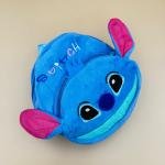 Stitch Face Plush Backpack – Blue & Pink Ears