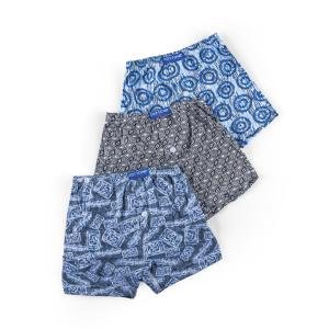 قطونيل شورت بوكسر قطني مطبوع للأولاد عبوة من 3 قطع