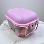 مجموعة عربات عجلة العجينة  مجموعة طين النمذجة الناعم للأطفال بـ 24 لون