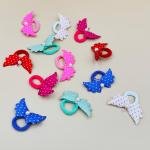 Neon Soft Fabric Ponytail Holders