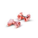 Girl's Delicate Lace-Edged Hair Bow Clip