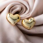 أقراط قلبية لامعة يدوية