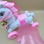 حصان بيغاسوس اللامع بأجنحة مذهبة لعبة يونيكورن سحرية للأطفال