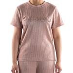 Ribbed Loungewear Set, Shiny Finish & Relaxed Fit