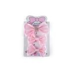 مشبك الشعر الأنيق للبنات بتصميم فيونكة مرصعة بالكريستال