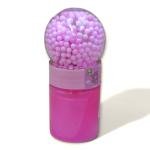 Slime Putty with Airplane Toy and Floating Beads in Clear Ball Container